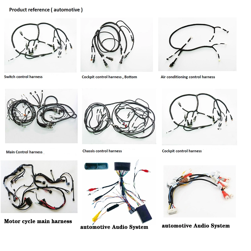 Factory Customization OEM ODM Car Light Cable Assembly Electric Vehicle Auto Automotive Bus Truck SUV ATV Golf Cart Headlight Wiring Wire Harness Manufacturer