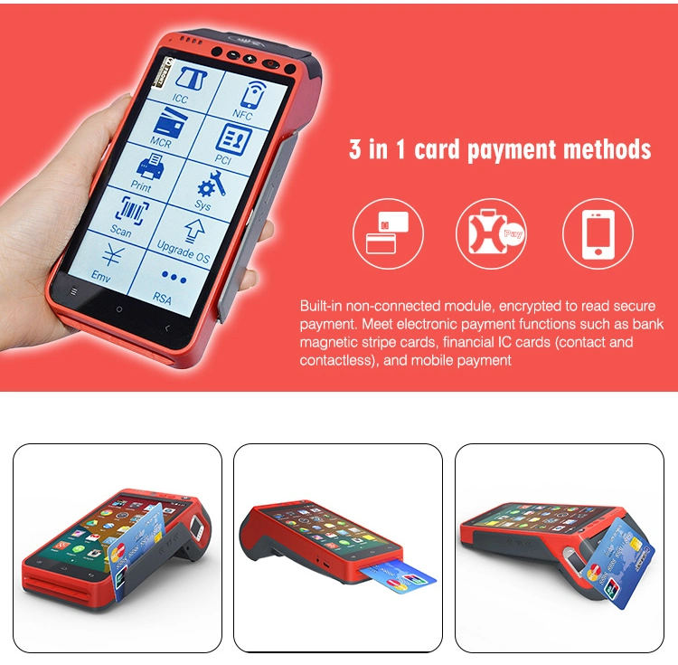 Android Finger Print Scanner Pay EMV + PCI POS System with Electronic Cash Register (HCC-Z100)